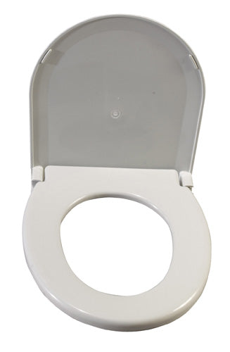 Toilet Seat w/Lid Oblong Fits #1366E and 1066 Commodes