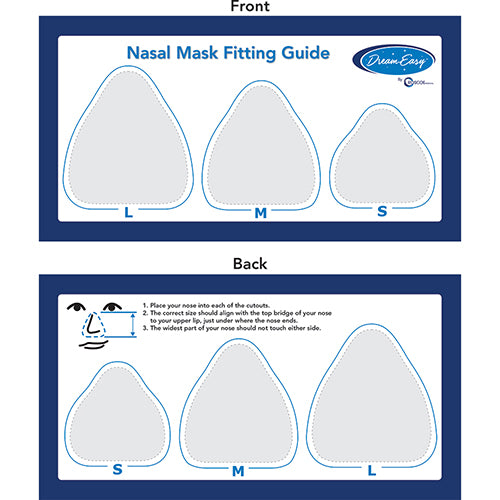 DreamEasy Nasal CPAP Mask w/Headgear All Sizes Kit