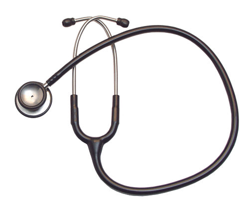 Stainless Steel Stethoscope Adult Black