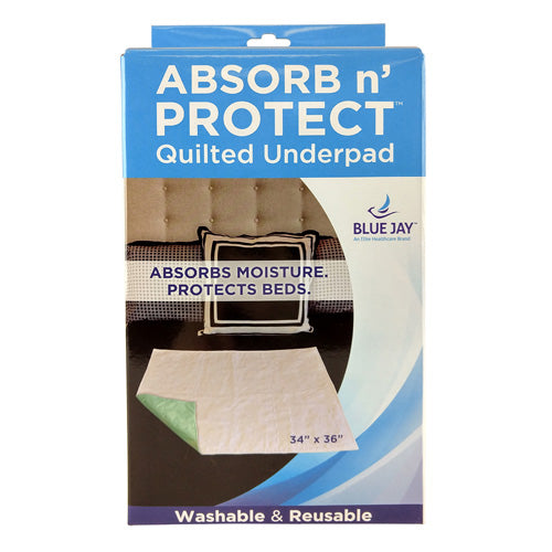 Reusable Absorbent Underpad 34 x 36 by Blue Jay