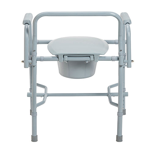 Drop Arm Commode Deluxe-KD Steel
