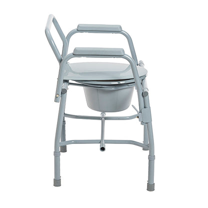 Drop Arm Commode Deluxe-KD Steel