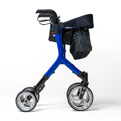Ascent Euro-Style Rollator Cobalt Blue