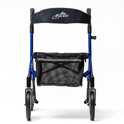 Ascent Euro-Style Rollator Cobalt Blue