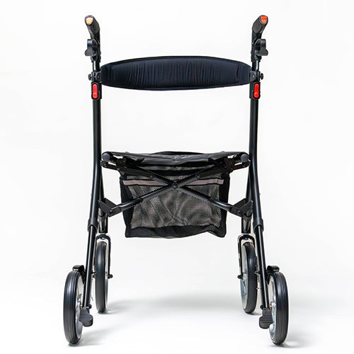 Ascent Euro-Style Rollator Textured Black