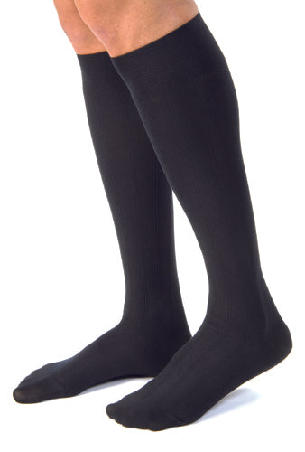 Jobst for Men Casual Medical Legwear 20-30mmHg Large Black