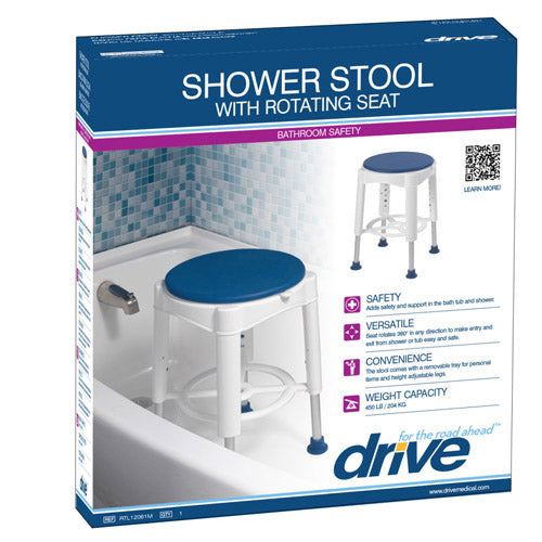 Swivel Seat Shower Stool Retail Packed Each