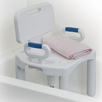 Bath Bench Premium Series with Back and Arms