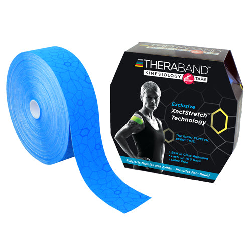 TheraBand Kinesiology TapeBulk 2 x103.3' Blue/Blue