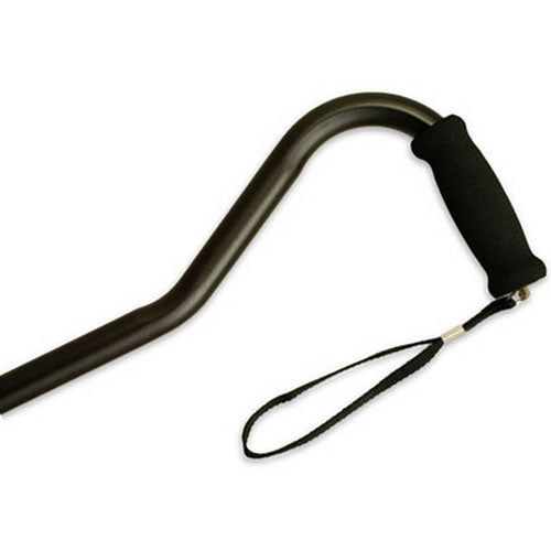 Bariatric Offset Cane Black