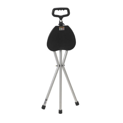 Cane Seat Adjustable w/Nylon Handle Bronze Folding