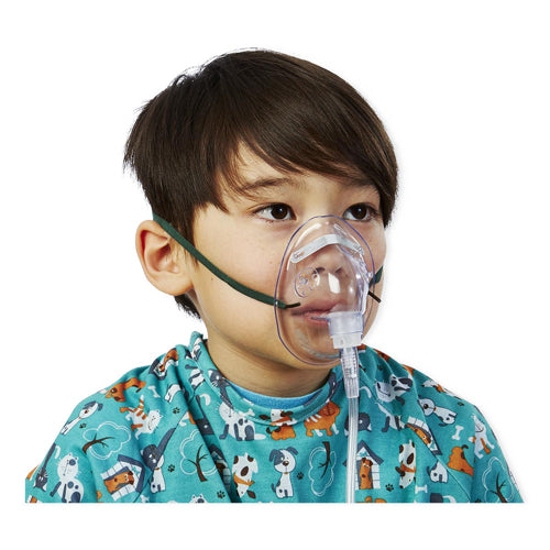 Oxygen Mask Pediatric w/7' Tubing Medium Conc (each)