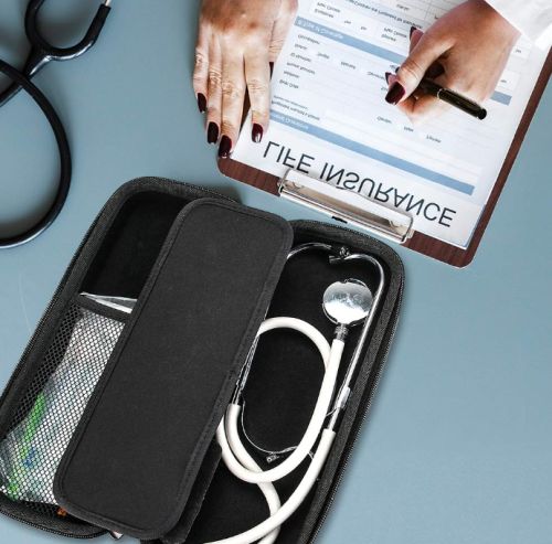 ProCase Stethoscope Hard Carry Case w/Mesh Pockets
