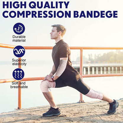 Ace Type Bandage 4 x5yards w/Velcro Type Closure