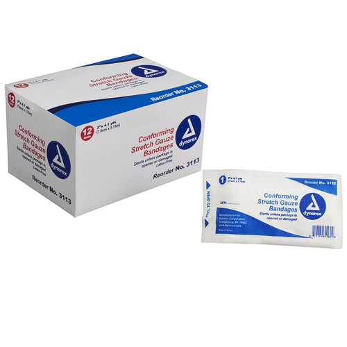 Vital-Roll Conforming Gauze Sterile 3 x 131 Pk/12