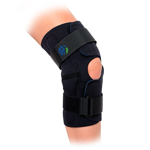 Wrap-Around Hinged Knee Brace Medium Knee Circum 14 -16
