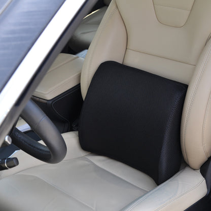 Lumbar Cushion w/Straps Black Memory Foam - Blue Jay