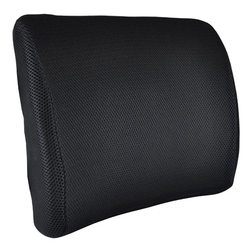 Lumbar Cushion w/Straps Black Memory Foam - Blue Jay