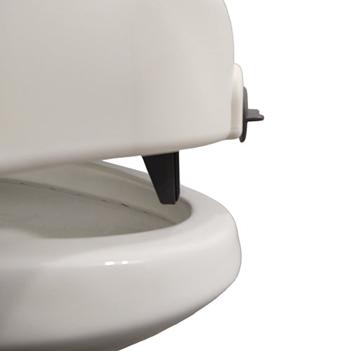 Raised Toilet Seat with Lock & Arms Blue Jay Retail Each