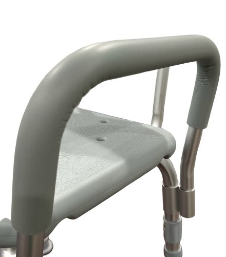 Bathroom Perfect Shower Chair with Back & Padded Arms Cs/2