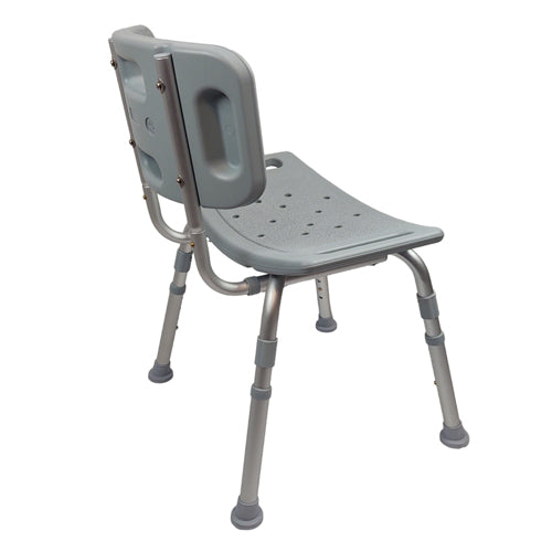 Bathroom Perfect Shower Chair with Back by Blue Jay Each
