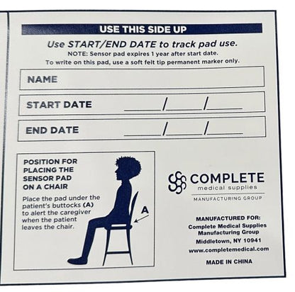 ALARM ALERT Chair Sensor Pad 7 x 15 1 Year by Blue Jay