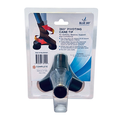 360 degree Deluxe Pivoting Cane Tip by Blue Jay