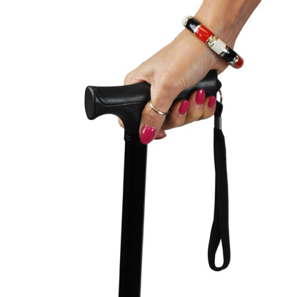 Cane Folding Blue Jay Black Pistol Grip 33 - 37