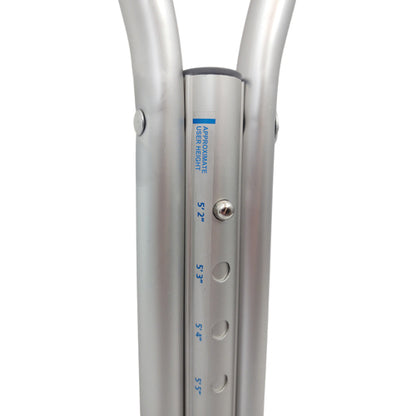 WALK WITH ME Aluminum Adj Crutches - Tall Cs/8pr