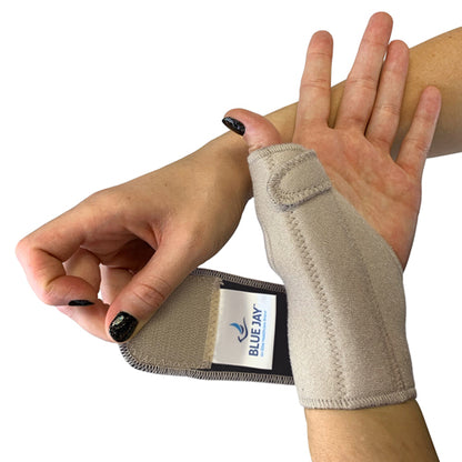 Blue Jay Adj Thumb Support w/Stabilizing Stay Beige LG/XL
