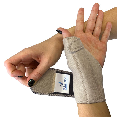 Blue Jay Adj Thumb Support w/Stabilizing Stay Beige SM/MD