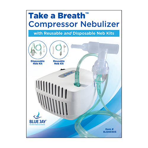 Nebulizer Compressor w/Dispsbl & Reusbl Neb Kit Take a Breath