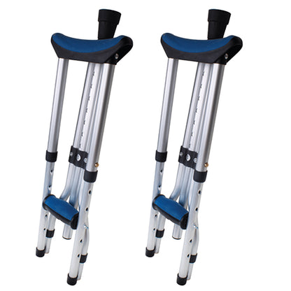 Carex Folding Crutches Pair Universal Size