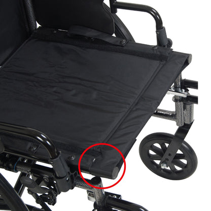 K3 Wheelchair Ltwt 20 wDDA & S/A Footrests Cruiser III