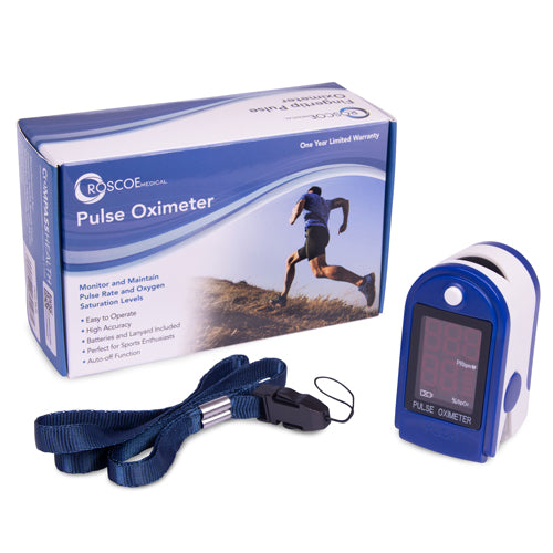 Pulse Oximeter Fingertip W/ Lanyard