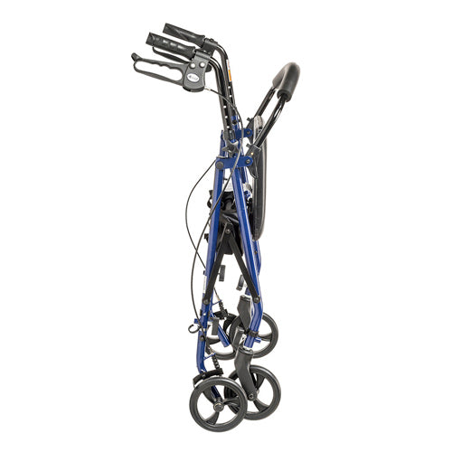 Rollator Steel Blue w/6 Whls Knocked-Down