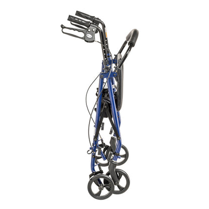 Rollator Steel Blue w/6 Whls Knocked-Down