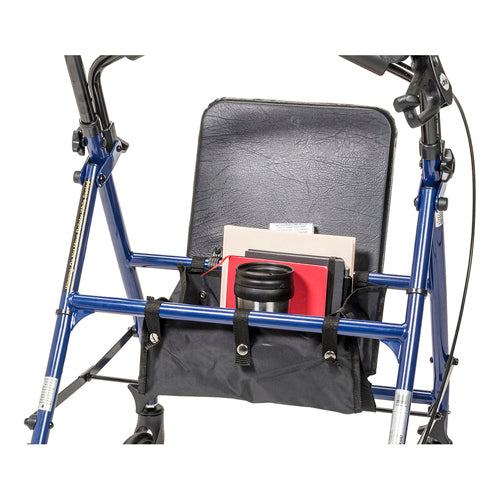 Rollator Steel Blue w/6 Whls Knocked-Down