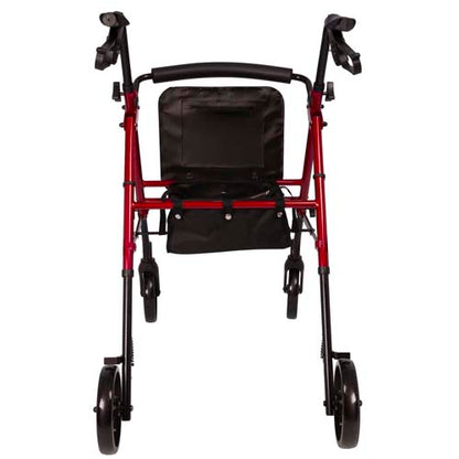 Rollator Aluminum Height Adjustable Burgundy