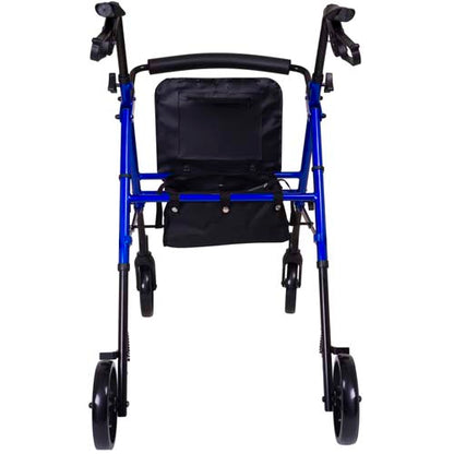 Rollator Aluminum Height Adjustable Blue