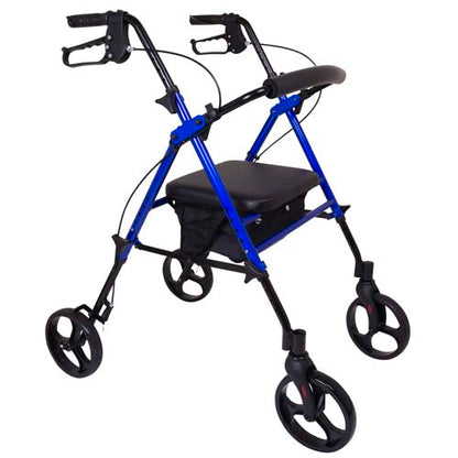 Rollator Aluminum Height Adjustable Blue