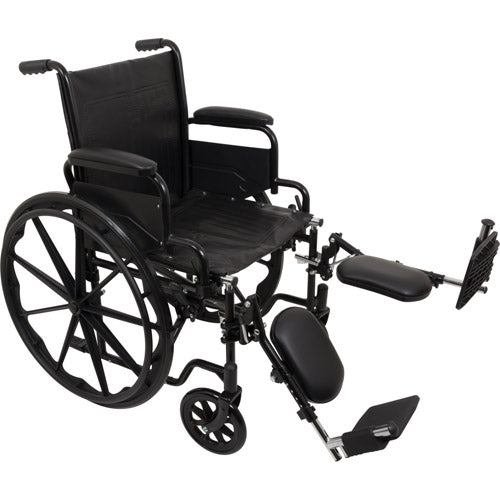 ProBasics K1 Ltwt Wheelchair 18 x16 Seat Flip DA ELR